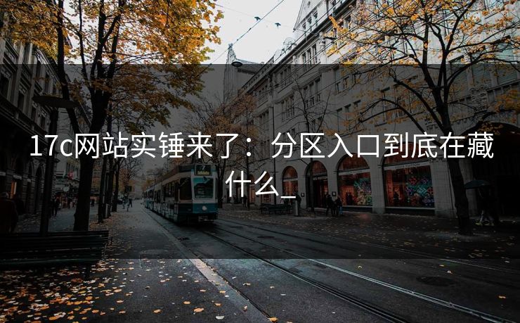 17c网站实锤来了：分区入口到底在藏什么_
